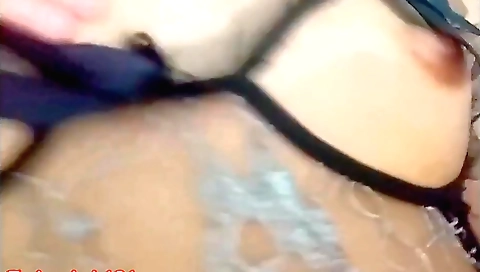 Amateur teen with a beautiful face makes out with a guy