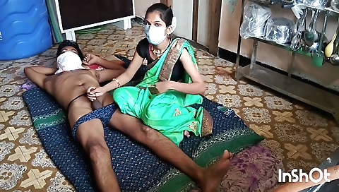 Indian brunette gets horny and fucked in her pussy