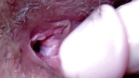 Hairy amateur milf gets a hard dick in her tight pussy