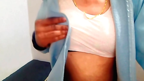 Indian amateur beauty sucks a big dick in front of the camera