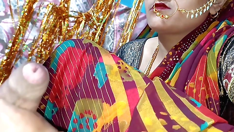 Brunette handjob video with her tight pussy and a blowjob