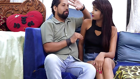 Horny stepdaughter gives an amazing blowjob to her friend