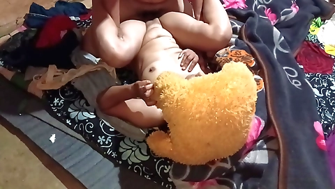 Indian brunette girl shows off her cute figure and sexy ass