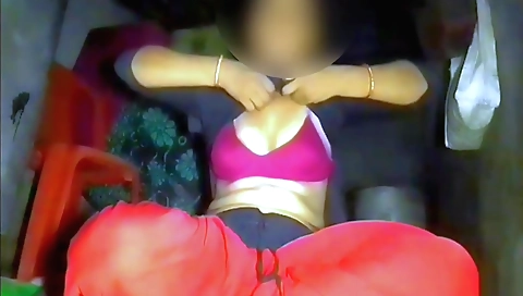 Horny indian teen 18+ gets caught online and fucks