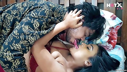 Brunette with big tits takes cock with a big smile 2013