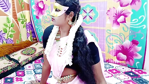 Indian brunette with big boobs and hairy pussy enjoys sex