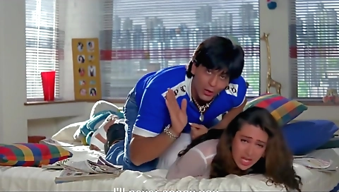 Indian girl in a nice dress is showing us what she loves