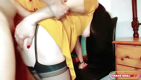 Sexy indian teen in sexy stockings and dress video