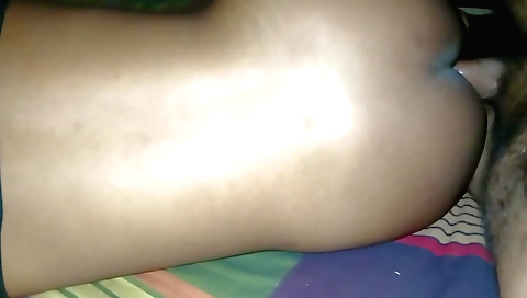 Indian anal porn with the amateur girl making a creampie