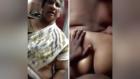 Indian granny fucks with her big ass in amateur porn