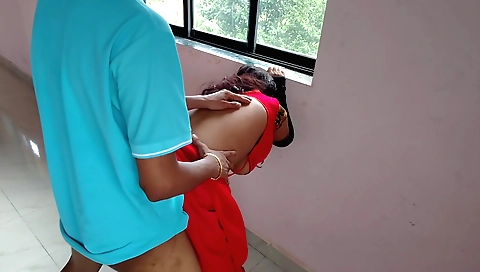 Indian brunette's pussy gets fucked hard by stepson