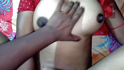 Indian babe with hairy pussy shows off her body on POV