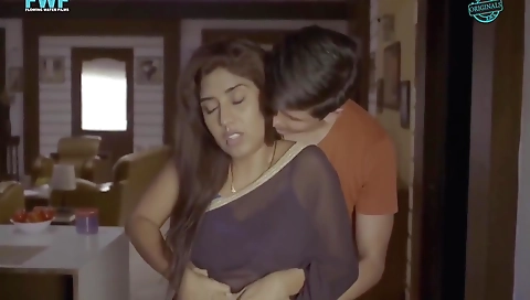 Indian girl with big tits riding and getting fucked