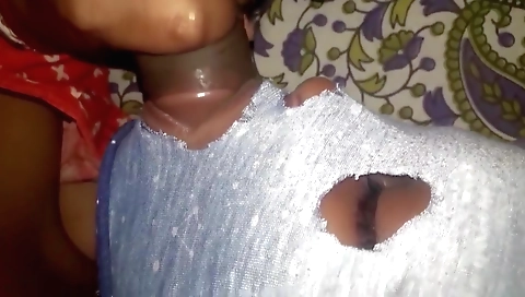 Indian hottie in a white top and bikini wears a dress