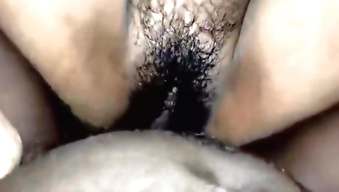 Indian girl with hairy pussy gets fucked in the village