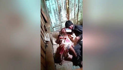 Brunette lover and her boyfriend in a amateur video