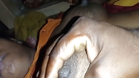 Indian girl is alone in the bedroom in the solo video