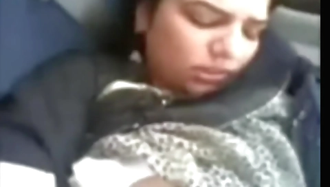 Amateur brunette hottie with huge big tits rides stepdad