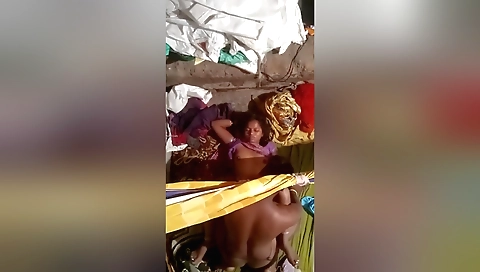 Indian slut with big tits is taking a hot creampie