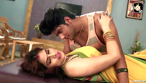 Red-haired wafa 1 is getting her massaged by an old dude