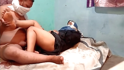 Hot indian brunette with a big booty fucked by a horny man