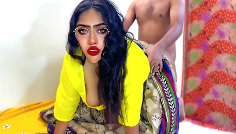 Big ass hot brunette with huge boobs gets fucked in bedroom