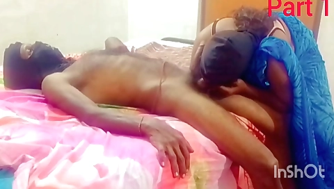 Indian brunette is showing her body in front of the camera