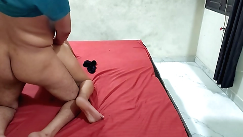 Indian teen in her stepsister's house is being fucked