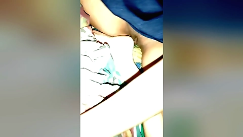 Amateur brunette sucking on her mouth dildo in bed