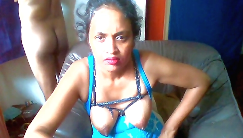 Indian stepmother video with the camera at the beach