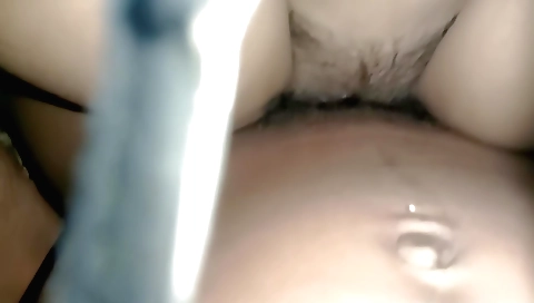 Indian babe with a hairy pussy is showing off her hairy pussy