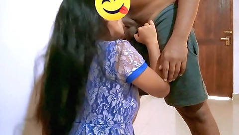 Brunette in sexy lingerie having a hard handjob in POV