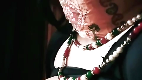 I'm showing off my big boobs on my homemade webcam video