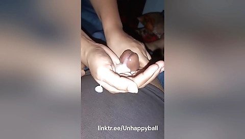 Hot brunette amateur indian getting a big dick in her mouth