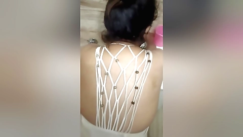 Sexy homemade sex for big tit brunette with perfect boobs