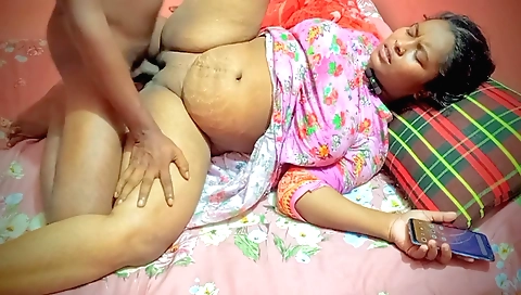 Busty indian babe 18+ is having sex with her boyfriend