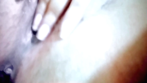 Indian beauty with a great smile takes it out of her body