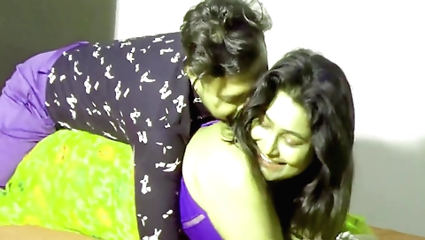 Indian milf gets fucked by her stepbrother in a horny video