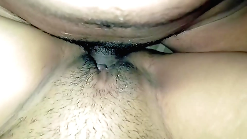 Amateur girl in sexy outfit gets off on her hairy pussy