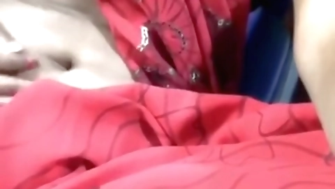 Busty girl gives a blowjob in a amateur solo video